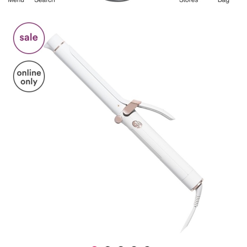 T3 Single Pass Curling Iron 1 inch